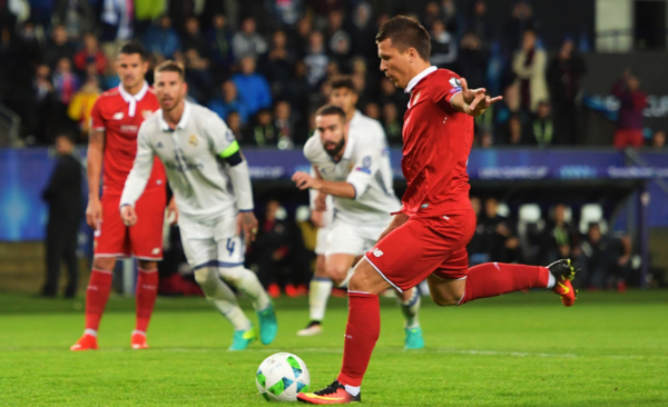  欧洲超级杯，皇马点球大战击败塞维利亚